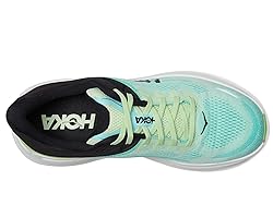 Hoka Men's Bondi 9 Sneaker, Luna Moth/Blue Spark, 16