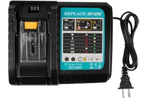 FUTUREBATT Rapid Battery Charger DC18RC DC18RD DC18RA for Makita Tools 14.4V-18V LXT Li-ion Battery BL1815 BL1820 BL1830 BL1850 BL1860 BL1840 BL1430 BL1415