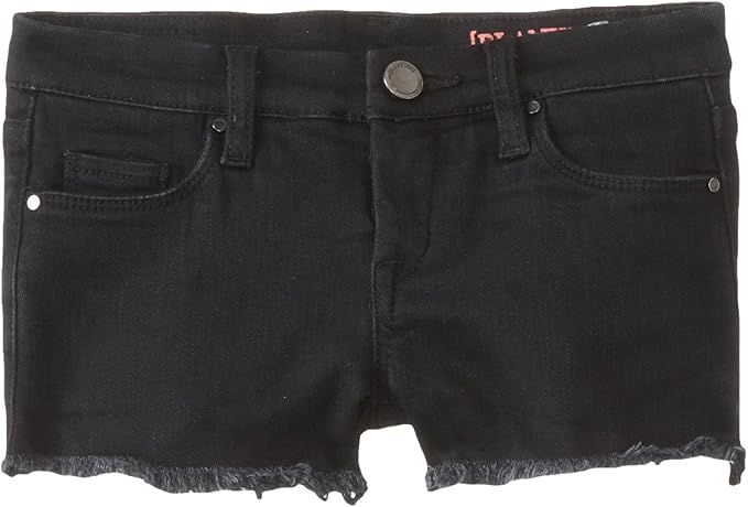 black cut off shorts