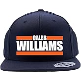 Snapback Navy Chicago Caleb Williams Logo Hat