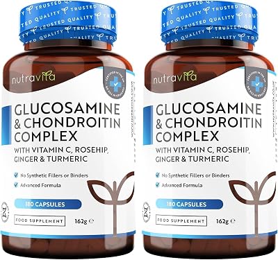 Nutravita Glucosamine & Chondroitin Complex 2 x 180 capsules UK