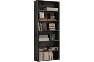 IRONCK Bookshelves and Bookcases Floor Standing 6 Tiers Display Storage Shelves 70 in Tall Bookcase Home Decor Furniture for Home Office, Living Room, Bed Room