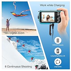 Yifecial 4K Waterproof Digital Camera 11FT