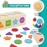 KMTJT Montessori Color Sorting Stacking Toys for 1 2 3 Year Olds view 3