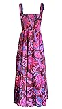 kinstell Women's Summer Boho Spaghetti Strap Square
