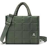 DOYOGI Quilted Crossbody Bags for Women,Puffer Weekender Overnight Bag,Purse Handbag Organizer,Small Tote Bags Shoulder Bag