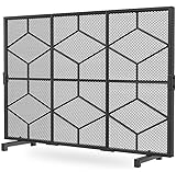 Amagabeli Decorative Fireplace Screen 38x31in for