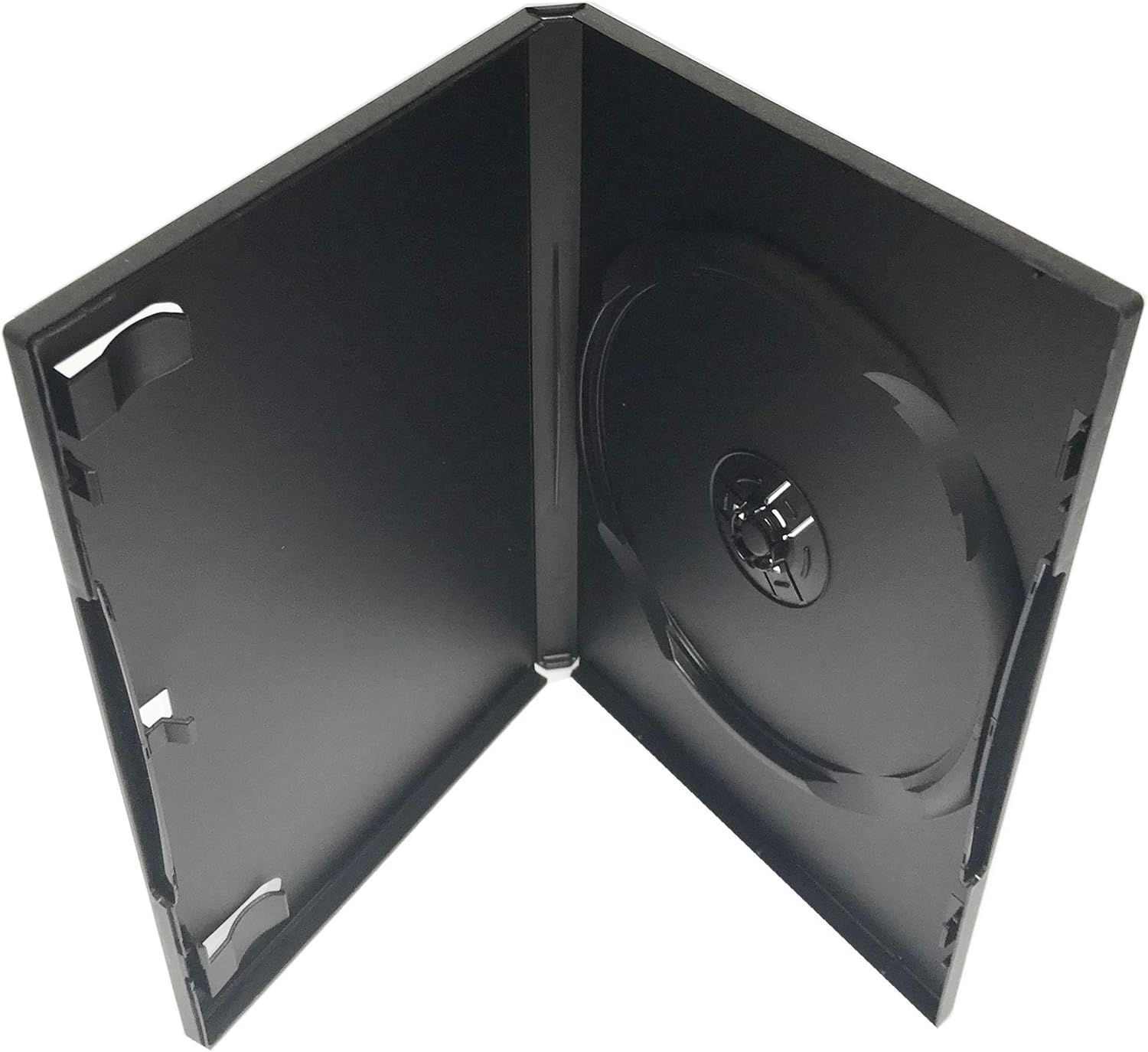 KEYIN Standard Black Single DVD Case - 10 Pack