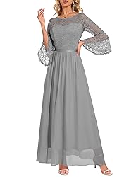 Wedtrend Women's Bridesmaid Dresses, 3/4 Flared