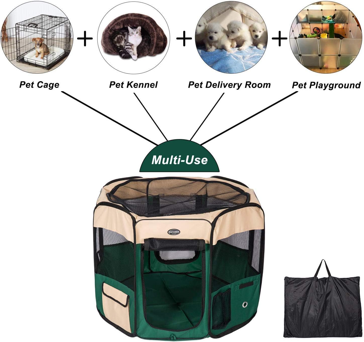 Maxmer Parc Enclos A Chiots Chien Chaton Chat Lapin Monter Usage Interieur Exterieur Facilement Au Installe Cage Pliable Portable Parfait Pour Animaux De Compagnie Jouer Dans La Jardin Amazon Fr Animalerie