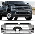 Chrome Front Grille For 2023-2025 Ford Super Duty F250-F550 – XLT/XL Style, Mesh