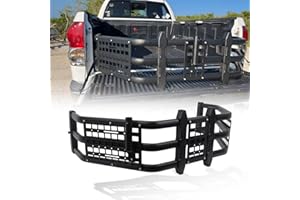 Trumgeta Truck Bed Extender for Ford F-150 2015-2026, Tailgate Mount Cargo Extension with MOLLE Panel and Flag Pole Mount, Fo