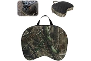 Stadium Seat Cushion, Hunting Seat Cushion, Waterproof and Warm Hunting Cushion with Handles and Hook, Suitable for Camping F