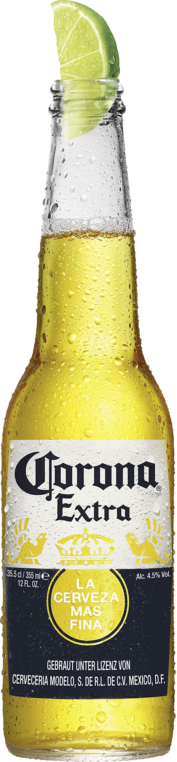 Corona Extra Premium Lager Flaschenbier, MEHRWEG im Kasten, Internationales Lager Bier, 20er Kiste (20 x 0.355 l) 2