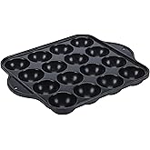 COOKKING - TAKOYAKI Nonstick Grill Pan/Cooking Plate, Made in Korea