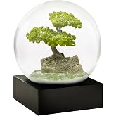 CoolSnowGlobes Bonsai Snow Globe