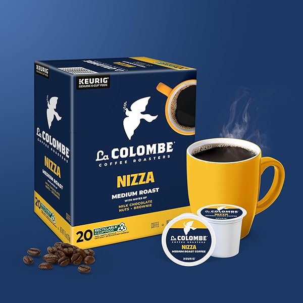 LA COLOMBE® COFFEE ROASTERS NIZZA MEDIUM ROAST COFFEE, SINGLE SERVE KEURIG® K-CUP® PODS, 20 COUNT BOX
