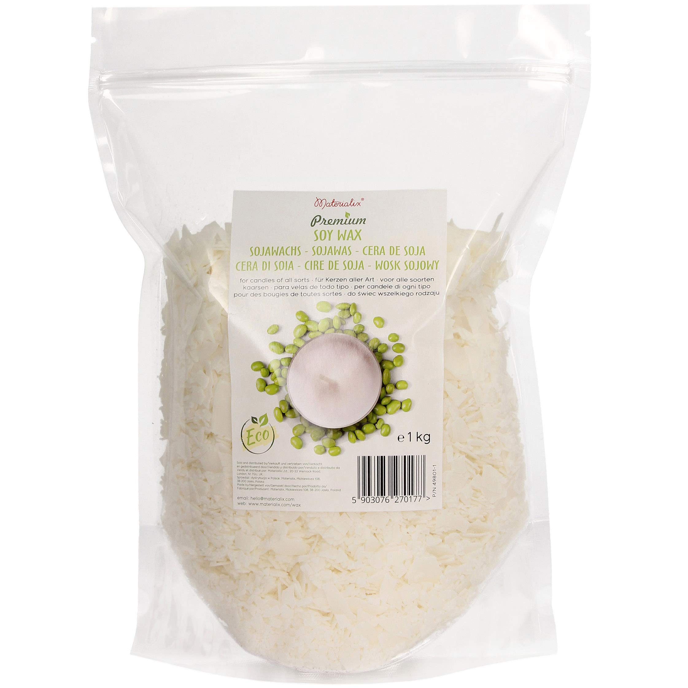 Premium Soy Wax Flakes for Candle Making - Various Sizes - 1kg