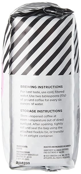 AMAZONFRESH DONUT CAFE WHOLE BEAN COFFEE, MEDIUM ROAST, 12 OUNCE
