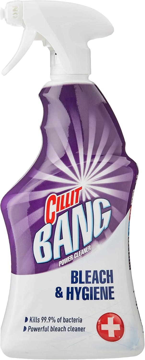 Cillit Bang Bleach and Hygiene Spray Cleaner 750 ml, 750 ml (Pack of 1)