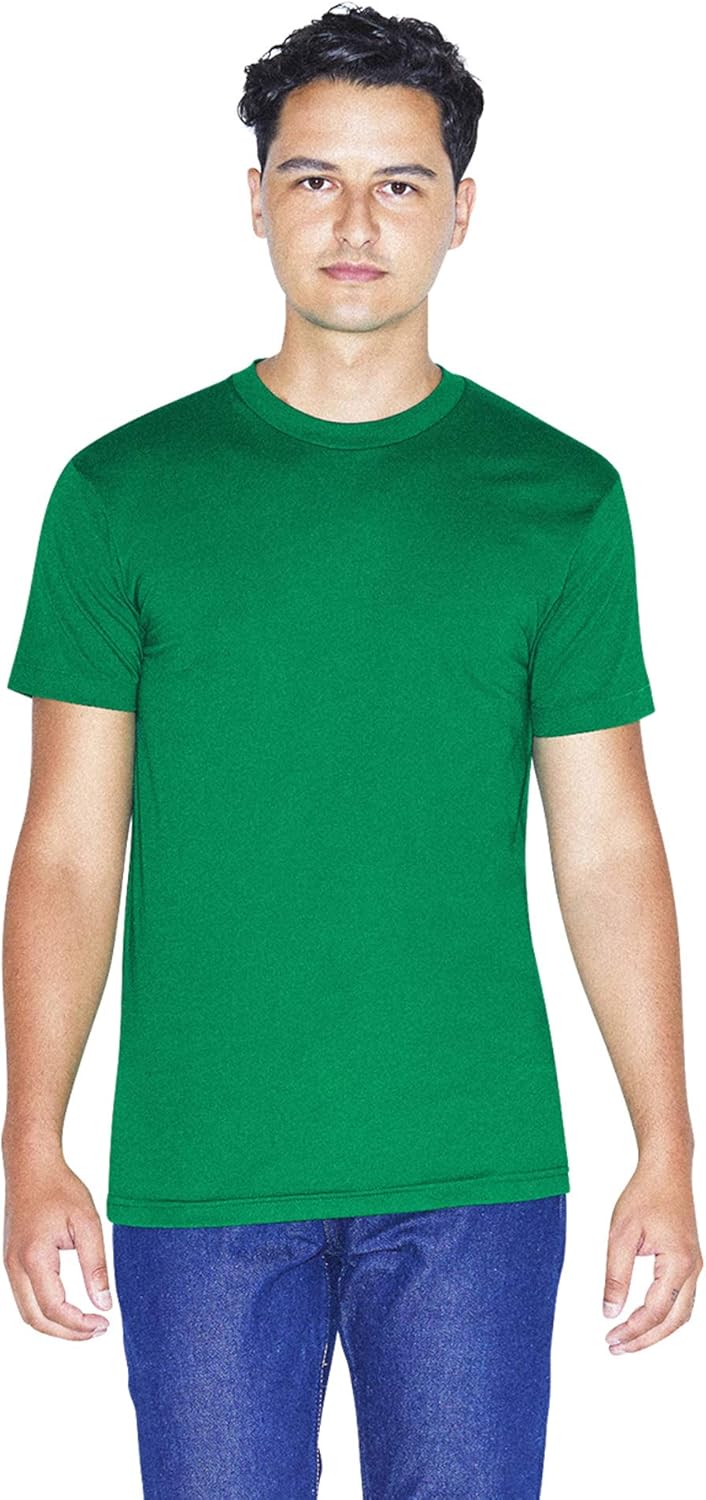 American Apparel 50/50 Crewneck Short Sleeve T-Shirt, 2-Pack: Clothing