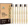 Isshah Extra Soft Bamboo Toothbrush, Micro Nano 20,000 Bristles Toothbrushes for Sensitive Gum, FSC Certified and PETA Approved, Pack of 8
