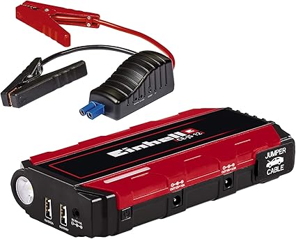 EINHELL AVVIATORE MULTIFUNZIONE 5V USB CARICABATTERIA EMERGENZA STARTER 12V 400A
