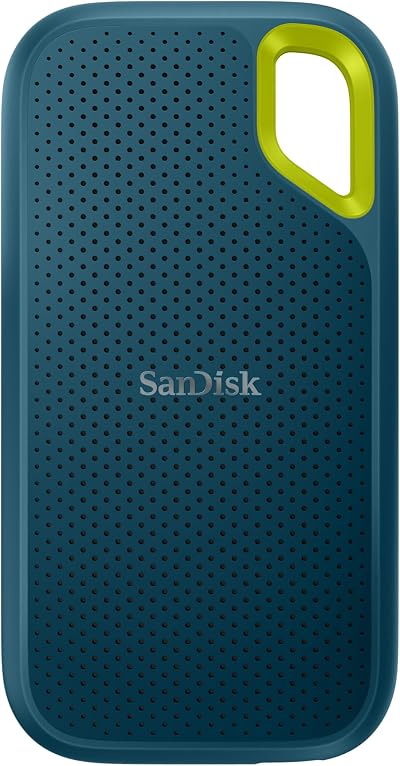 SanDisk Extreme Portable SSD 8TB USB-C NVMe IP65 1050MB/s Read 1000MB/s Write