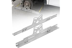 JHHJIFY Wheel Alignment Tool Kit 2Pcs, Stainless Steel Toe Alignment Tool Plates with Tape Measures, Car Front End Alignment Tool, Fast Accurate DIY Wheel Alignment Plates Kit for Car, Truck, SUV