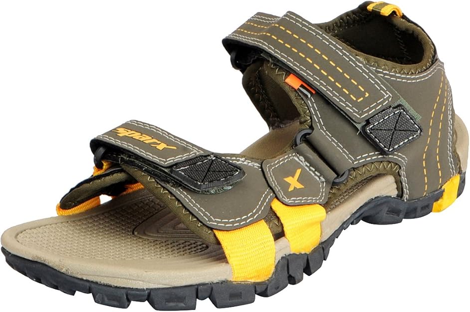 sparx men olive sandals