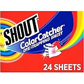 Shout Color Catcher Dye-Trapping, In-Wash Cloths, 24 ct