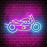 Motorcycle Neon Sign Motorcycle Neon Light LED Neon Sign for Wall Decor Dimmable LED Neon Light for Club, Kids gifts, Bedroom decor, Home decor, Living Room Decoration, 15.75''x8.66''