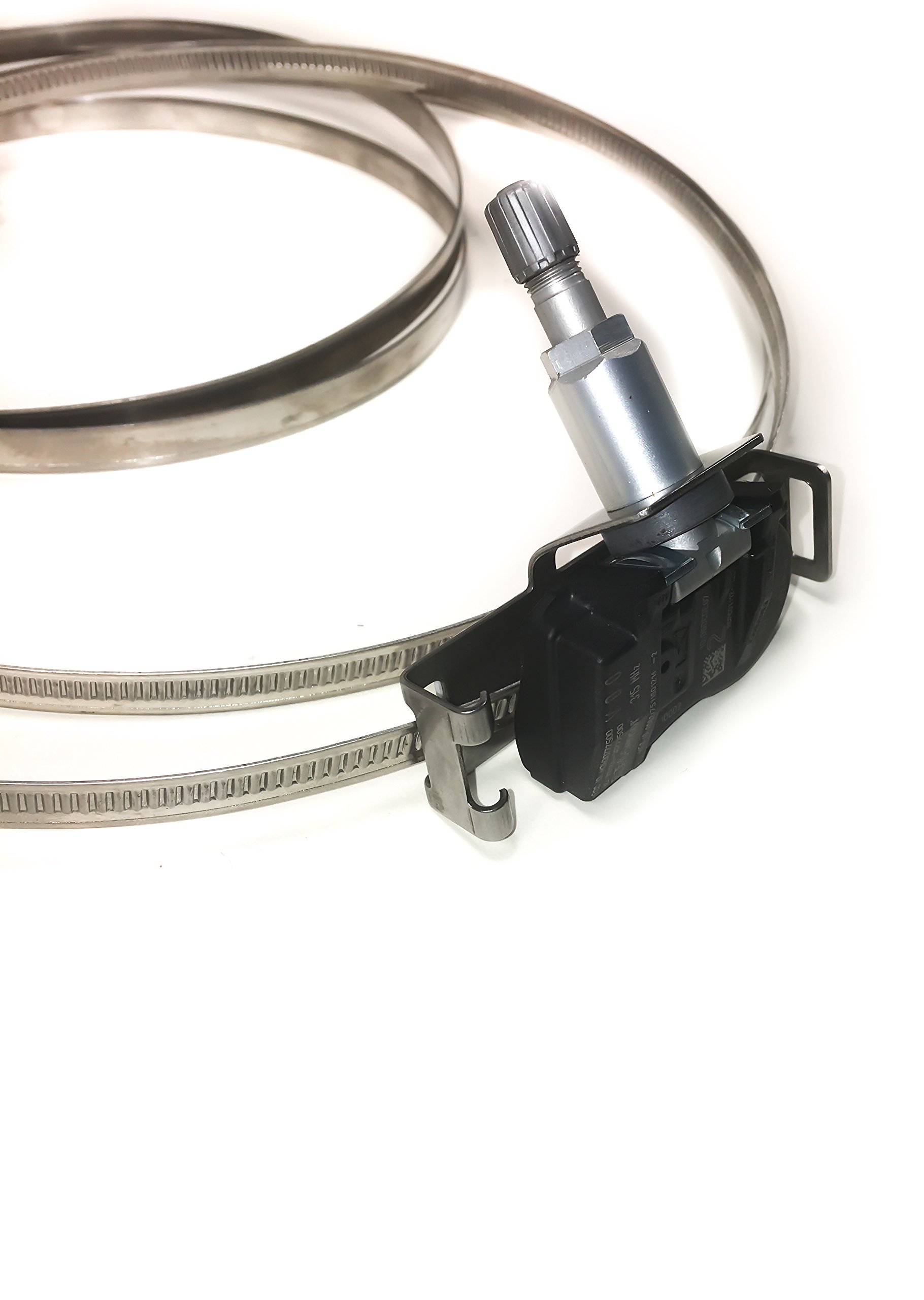 TPMS Strap Kit Adapter Stainless Steel Finish (4pc) Kit Tire