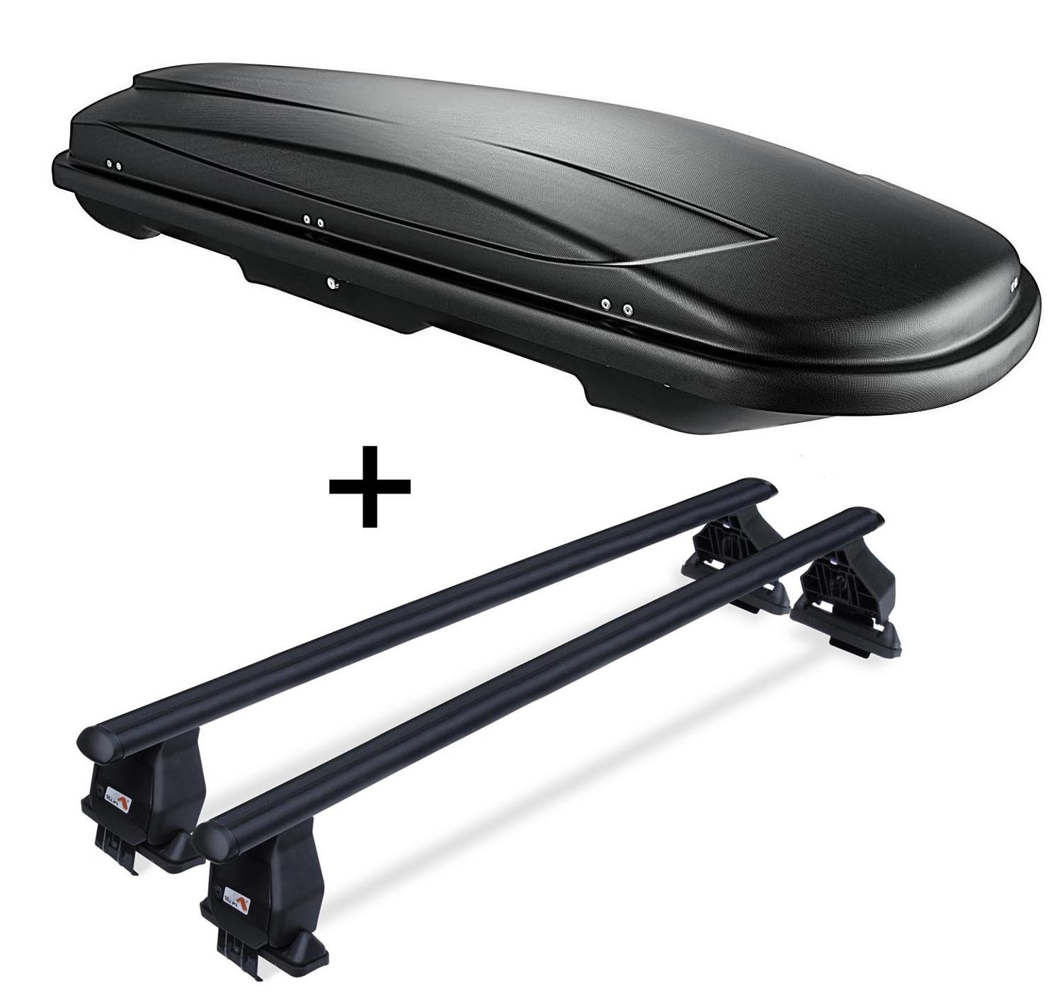Dachträger Gepäckträger für Ford Mondeo mk5 Wagon 2014-2022 ABE Schwarz 2x