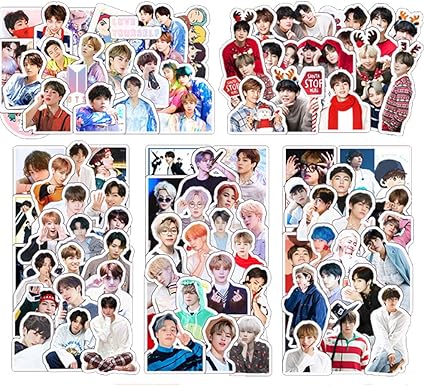 amazoncom 100pcs bts sticker cartoon poster laptop