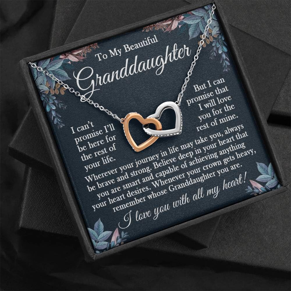 Granddaughter Necklace - Gifts From Grandma & Grandpa, Birthday & Christmas