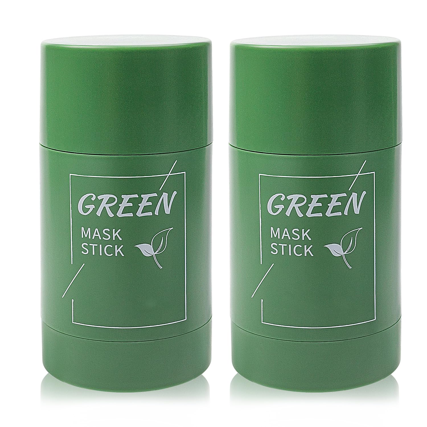 Green Tea Purifying Clay Mask, Green Tea Face Mask,Blackhead Peel Off Mask Purifying Clay Stick Facial Mask, Face Moisturizes Oil Control, Deep Clean Pore, Improves Skin, for Women Men All Skin Types