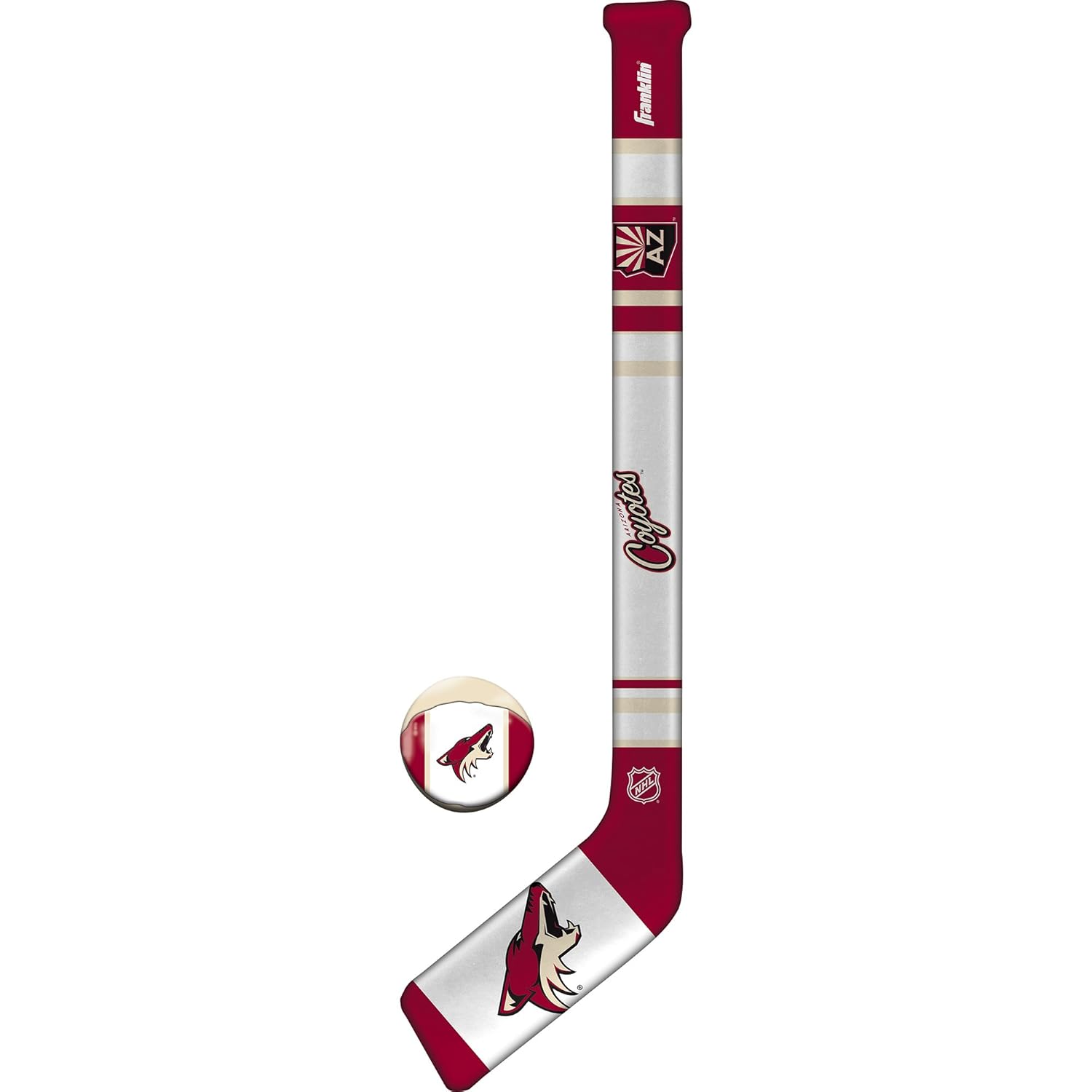 Franklin Sports NHL Arizona Coyotes Team Soft Sport Hockey Set