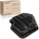 A-Premium Lower Engine Oil Pan Sump with Drain Plug, Compatible with Dodge Grand Caravan 2011-2020, Journey 2011-2019, Avenge