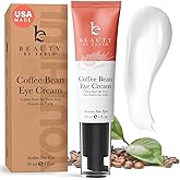Beauty by Earth Caffeine Eye Cream for Puffiness 
Bags Under Eyes - USA Made with Natural 
Organic Ingredients, Under Eye C