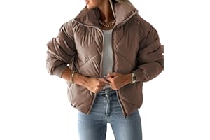Newffr Women's Quilted Puffer Vest Sleeveless Lightweight Zip Up Jacket Winter Warm Coat Outerwear