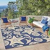 Gertmenian Indoor Outdoor Area Rug, Classic Flatweave, Washable, Stain & UV Resistant Carpet, Deck, Patio, Poolside & Mudroom