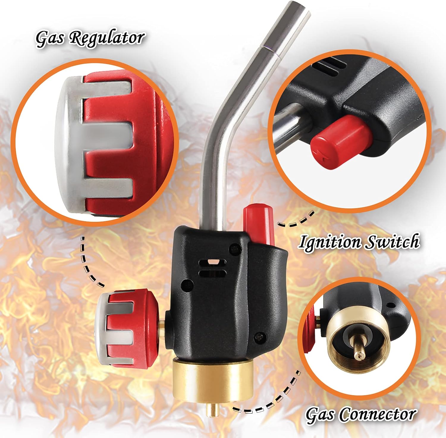 Welding Thawing Propane Tank Not Included etc DOMINOX Trigger Start