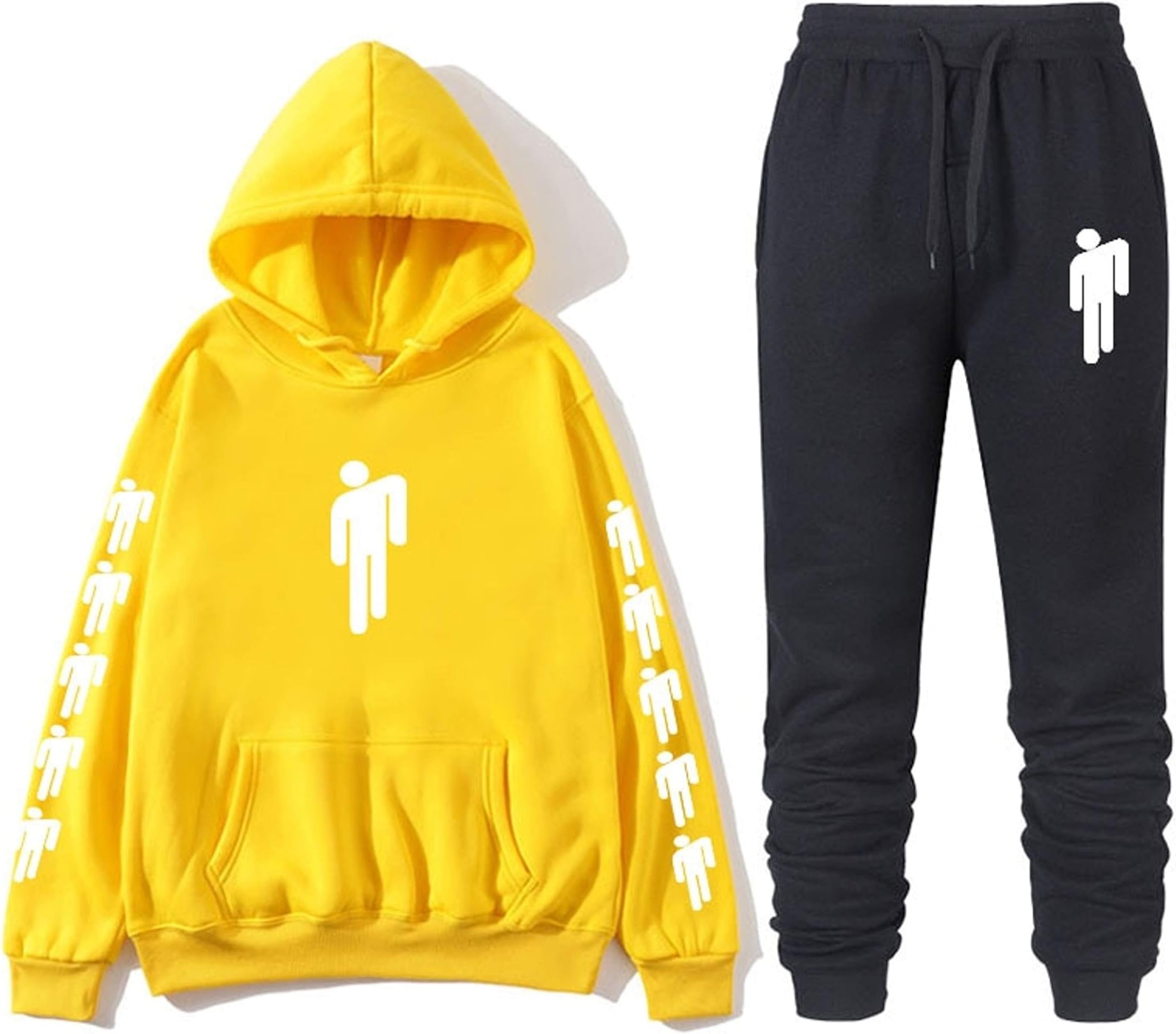 Sweatshirt Set Two-Piece + Pants Soft Streetwear for Women Mens Girls Boys Singer Fashion Poleras 1000000