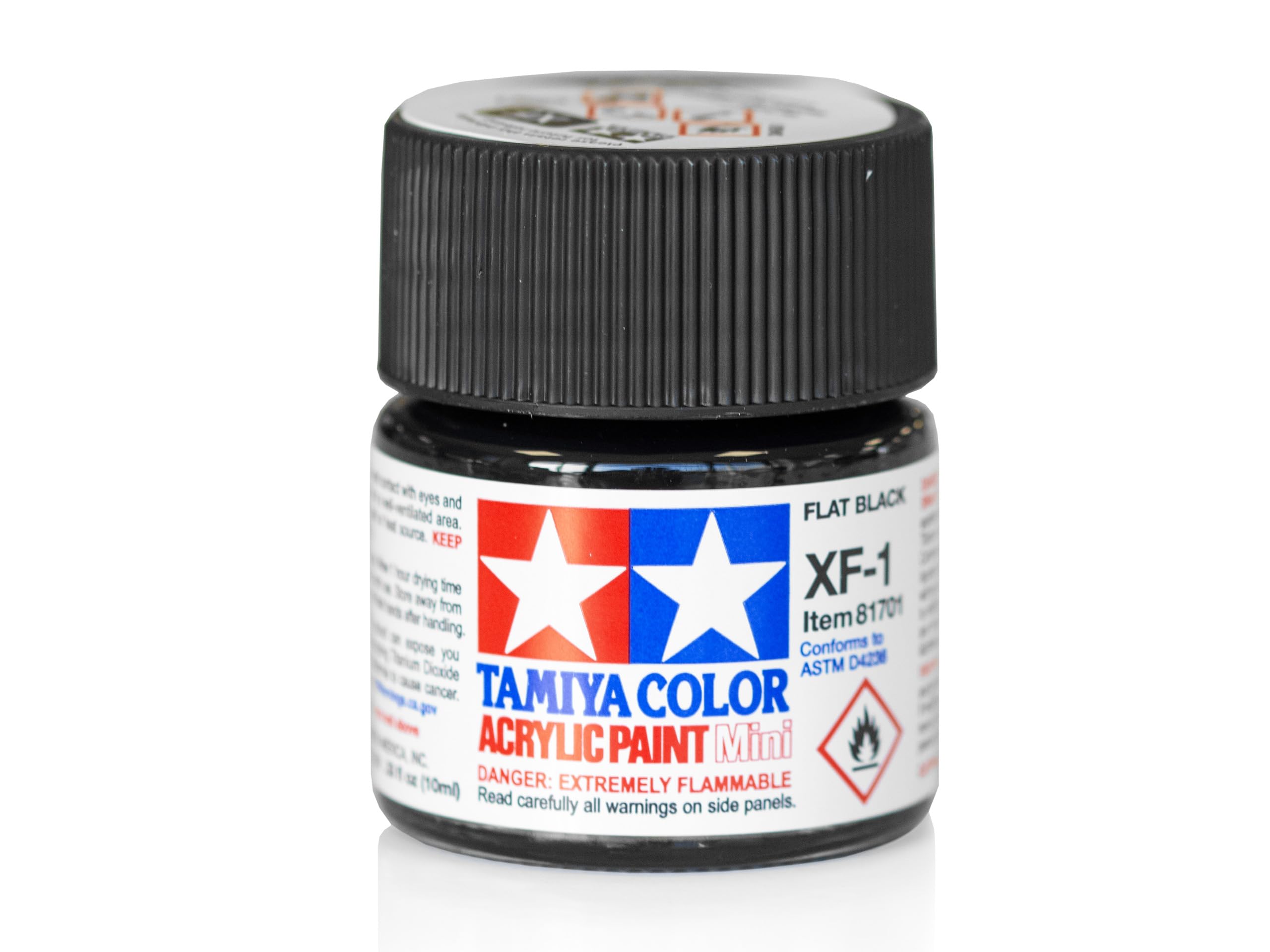Tamiya Acrylic Mini XF-1 Flat Black