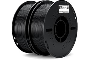 ELEGOO TPU Filament 1.75 mm Black 2KG, 95A Flexible Soft 3D Printing Filament Dimensional Accuracy, for Most FDM Printers