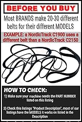 Treadmill Drive Belt | Part No. 1000109551