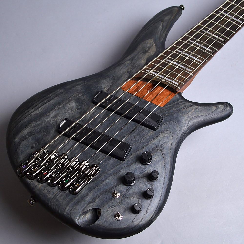 Amazon Ibanez Srff806 Bks アイバニーズ ベース ファンフレット 6弦 ギター 楽器
