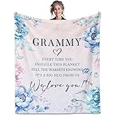 LAIORD Grammy Gifts, Grammy Blanket 60" x 50", Gifts for Grammy, Grammy Gifts for Mother's Day, Grammy Gifts for Grandma, Grammy Birthday Gifts, Grammy Gifts from Grandkids