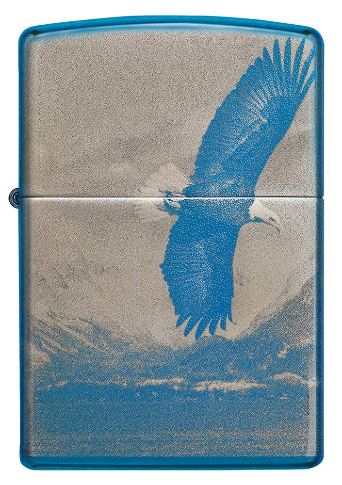 Zippo Lighter, Metal, High Polish Blue, Normal